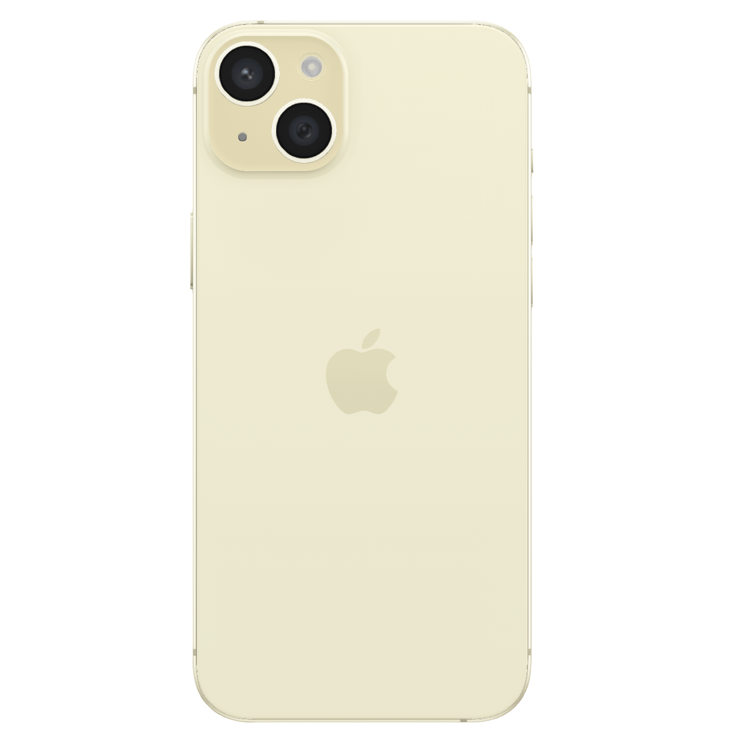 Apple iPhone 15 Plus - Refurbished_Yellow_Back_62334