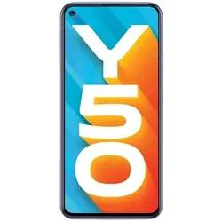 Vivo Y50 - Refurbished_Iris Blue_Front_53844