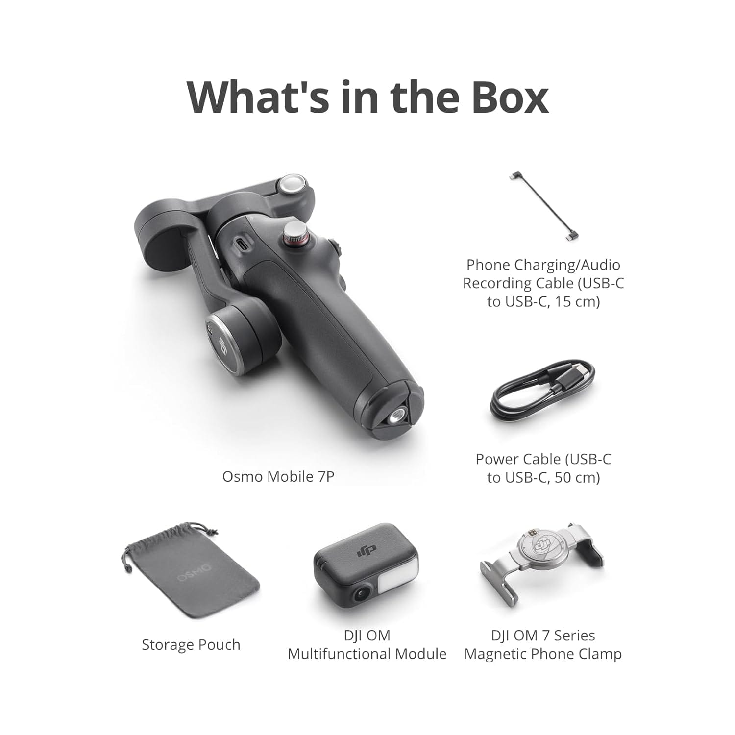 DJI OSMO Mobile 7P Gimbal  - Unboxed_Grey_Back_88888