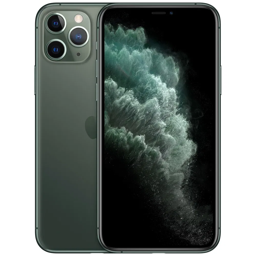Apple iPhone 11 Pro Max - Refurbished_Midnight Green_Top_125534