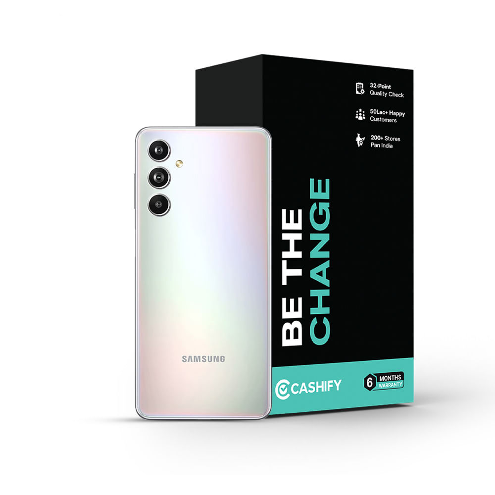 Samsung Galaxy F54 5G - Refurbished_Silver_Phone With Box_56074