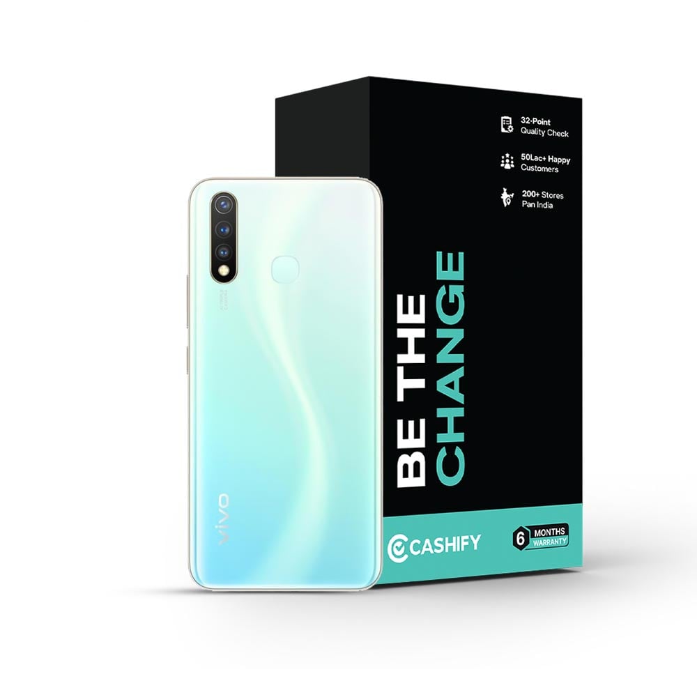 Vivo Y19 - Refurbished_Spring White_Phone With Box_53792
