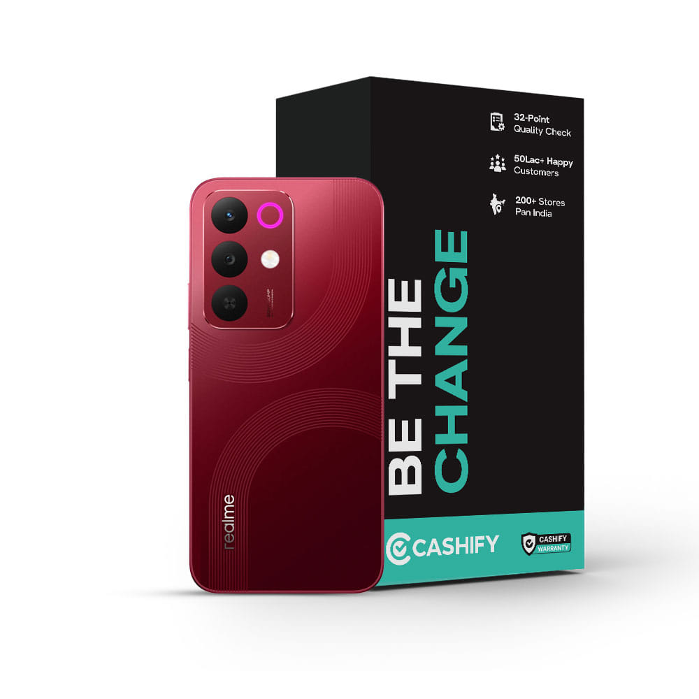 Realme 15X 5G - Refurbished_Maroon Red_Phone With Box_123004