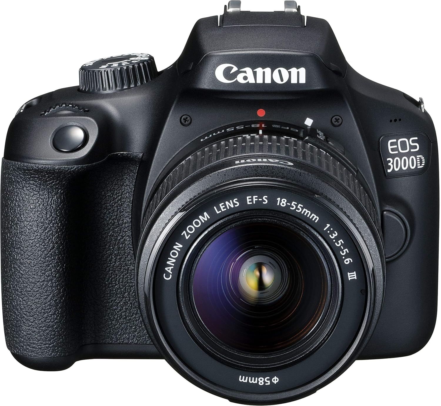 Canon EOS 3000D 18MP DSLR - Refurbished_Black_Back_58267
