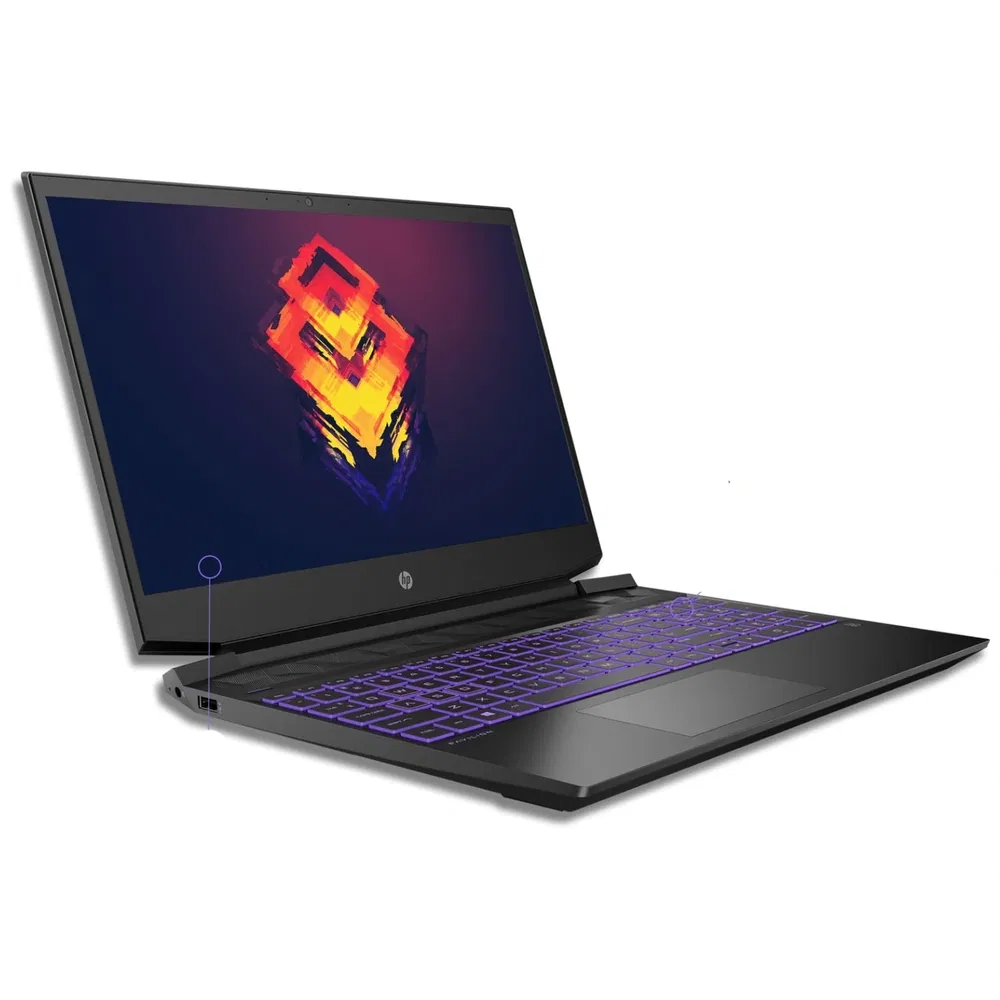 HP/Compaq Pavilion Gaming Series 15-ec2146ax (AMD Ryzen7 5000H Series 15.6 Inch)- Refurbished_Black_Bottom_126841