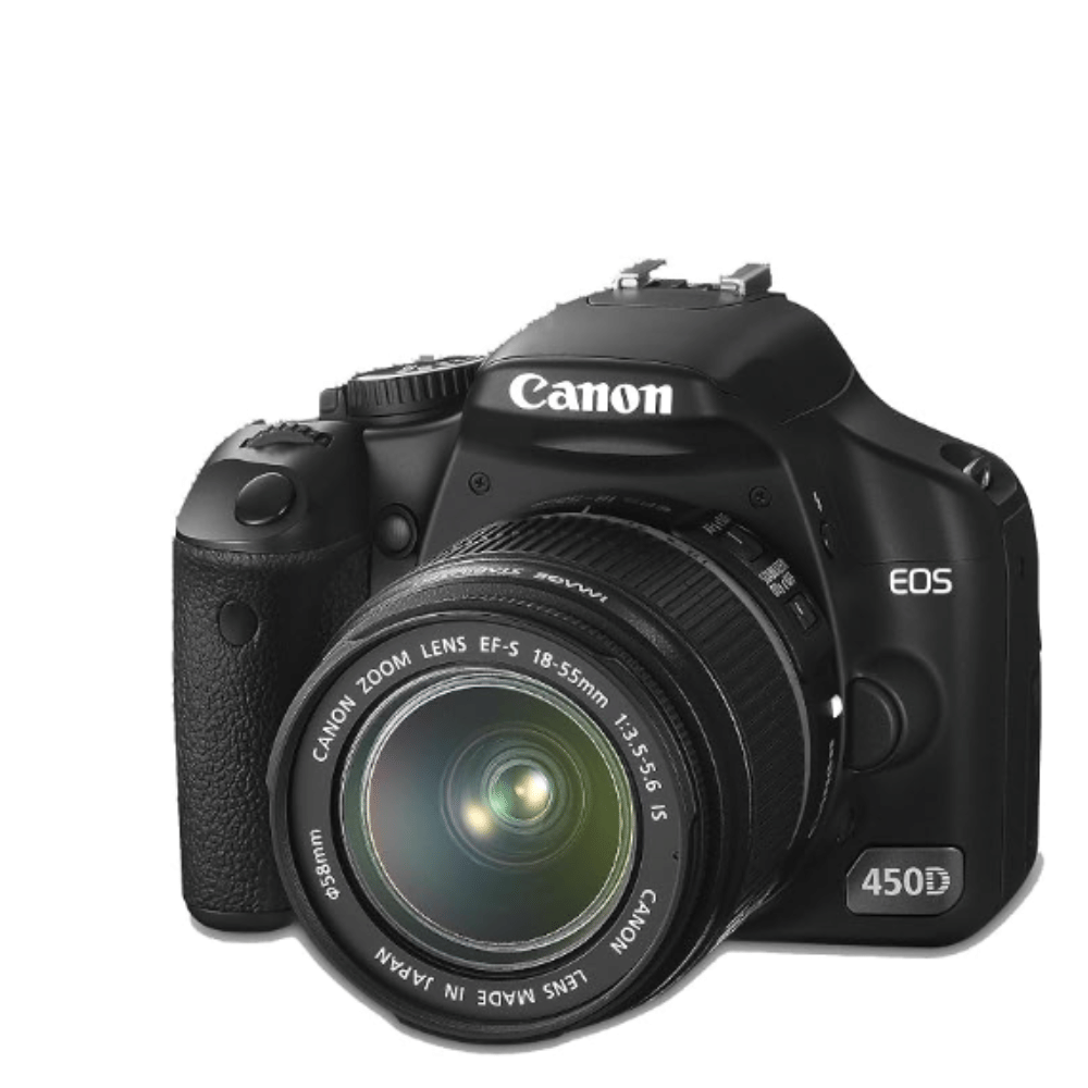 Canon EOS 450D DSLR Camera - Refurbished_Black_Right Side_127041