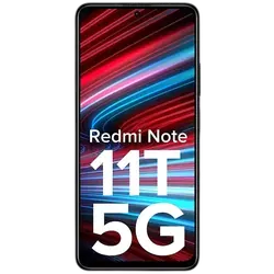 Refurbished Xiaomi Redmi Note 11T 5G Matte Black front
