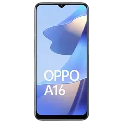 Refurbished OPPO A16 Crystal Black Front