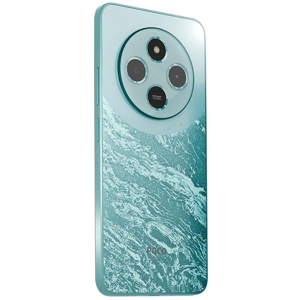 POCO C75 5G - Refurbished_Aqua Blue_Left Side_62427