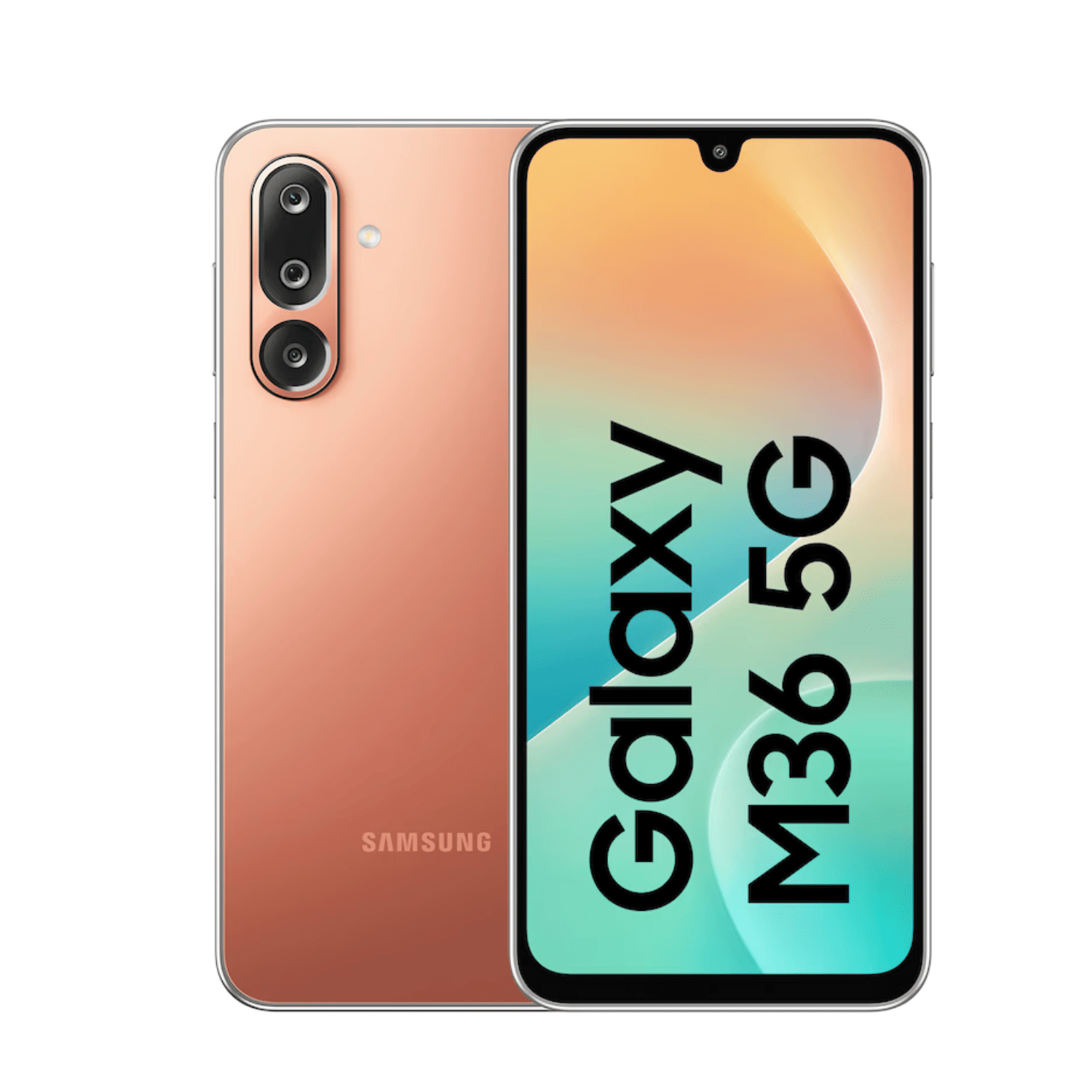 Samsung Galaxy M36 5G - Refurbished_Orange Haze_Top_87519