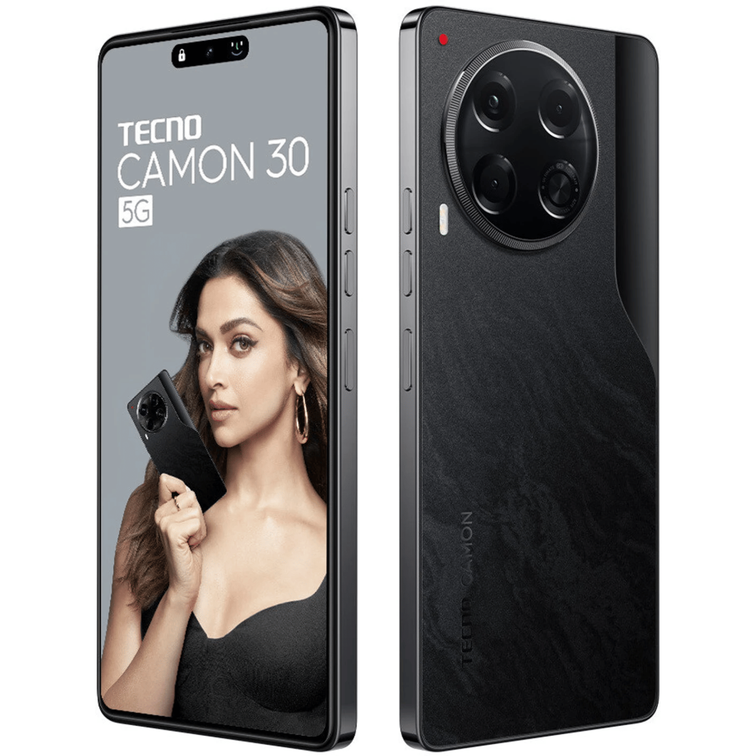 Tecno Camon 30 5G - Refurbished_Basaltic Dark_Right Side_112743