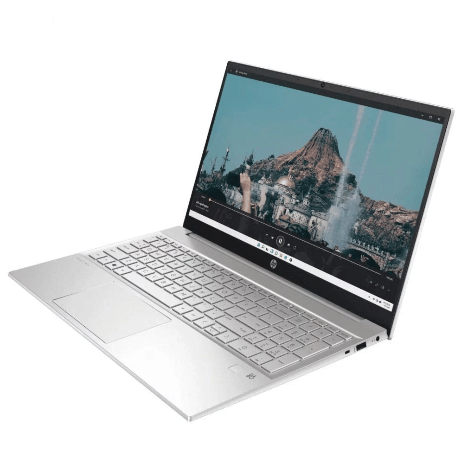 HP/Compaq Pavilion Series 14-dv2041tu Touch Screen (Intel Core i5 12th Gen 14 Inch)- Refurbished_Silver_Left Side_89523
