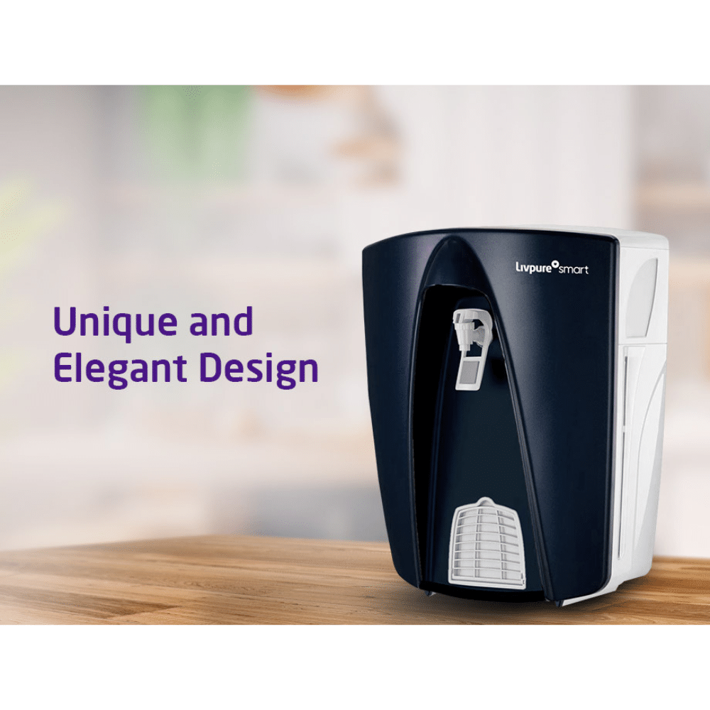 Livepure Envy+ Water Purifier with RO+UV+UF+Mineraliser - Refurbished_Blue_Top_62006