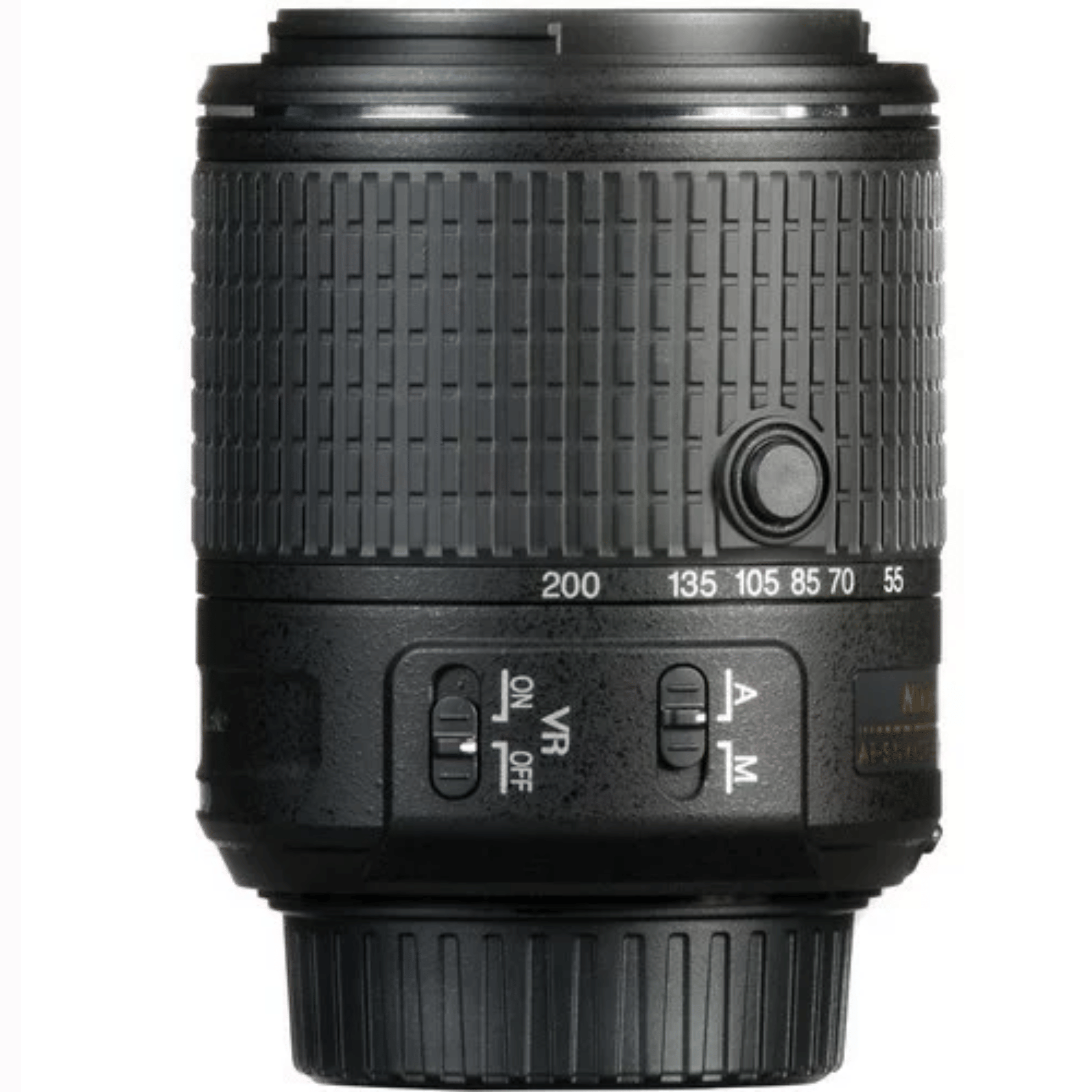 Nikon AF–S DX NIKKOR 55–200mm f/4–5.6G II ED VR Telephoto Zoom Lens - Refurbished_Black_Top_123217