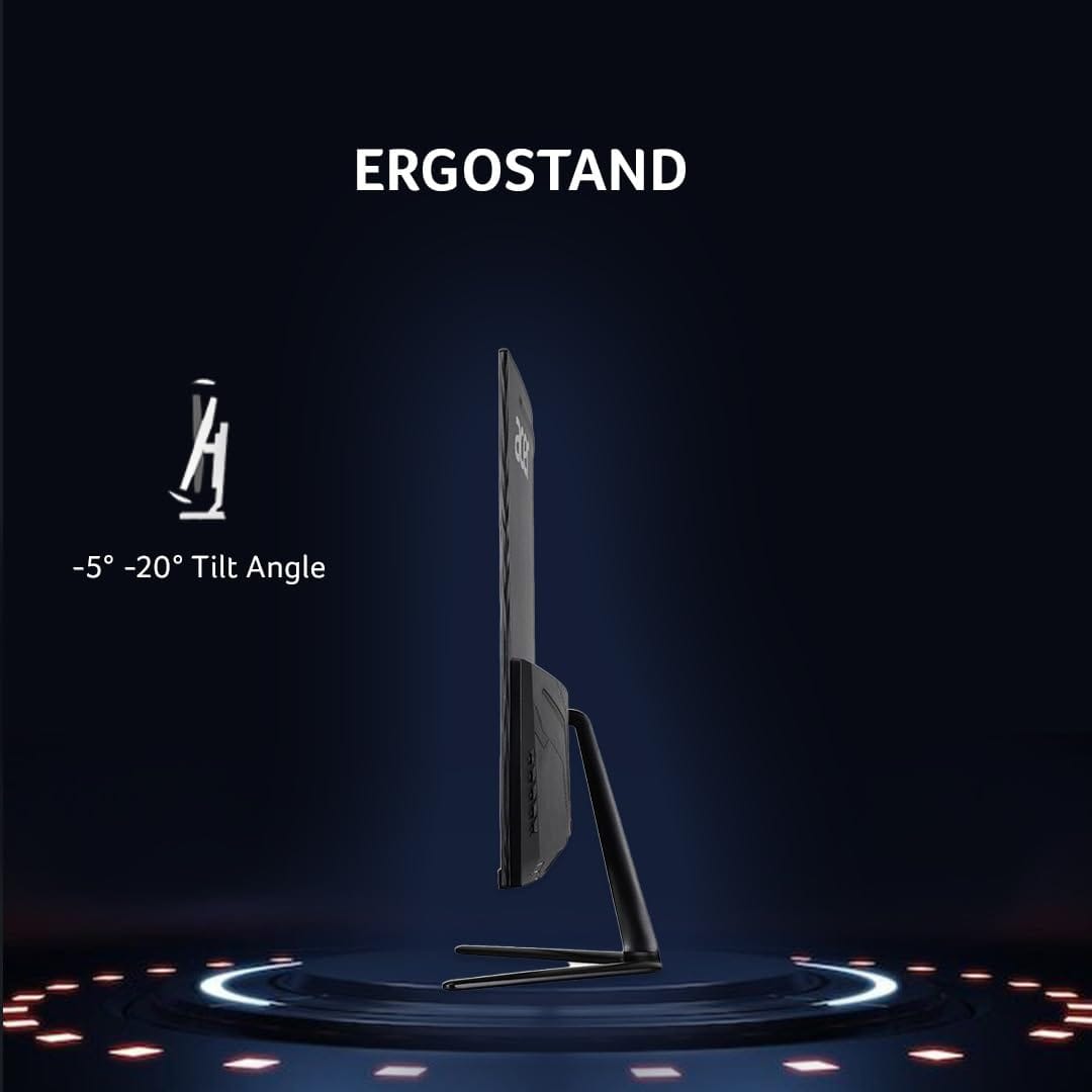 Acer ED320QR 31.5 Inch 165 Hz 1500R Curved Full HD VA Panel LED Backlit LCD Monitor  - Unboxed_Black_Right Side_64709