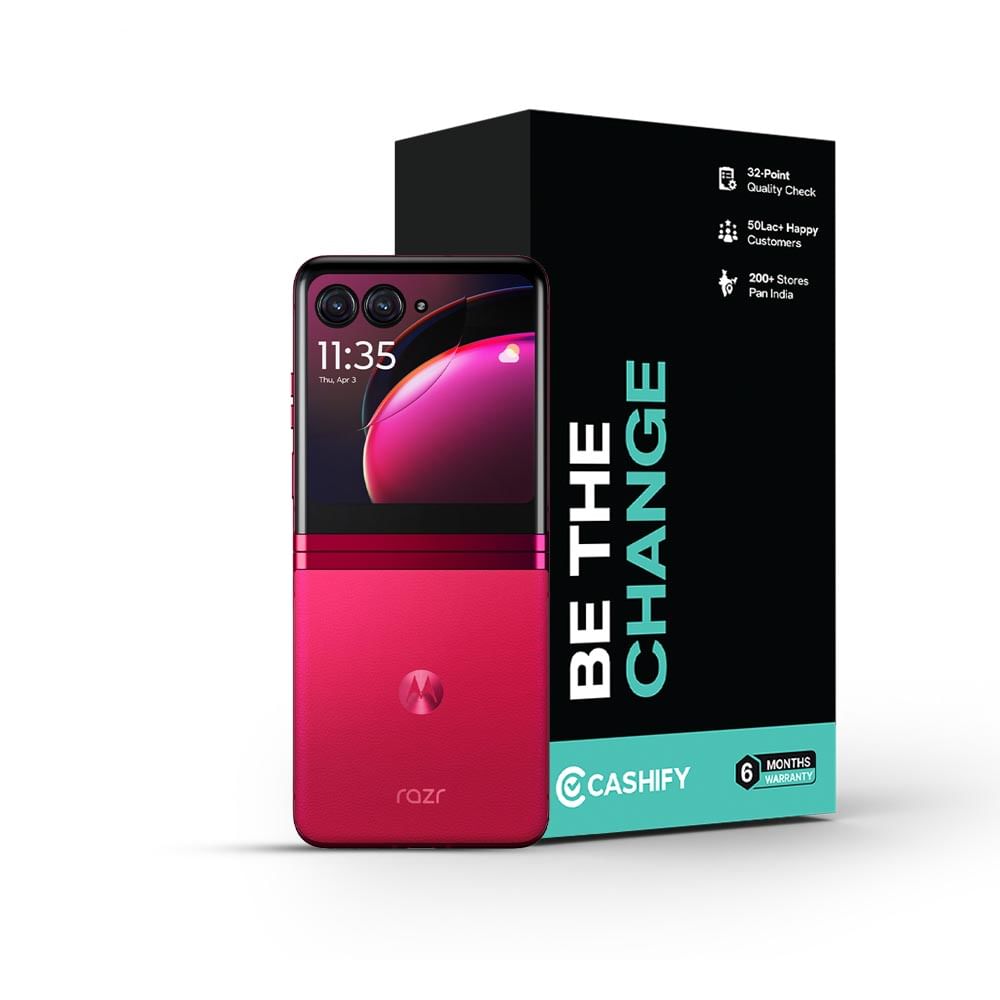 Motorola Moto Razr 40 Ultra - Refurbished_Viva Magenta_Phone With Box_51407
