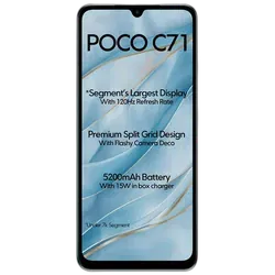POCO C71 - Refurbished_Cool Blue_Front_62672