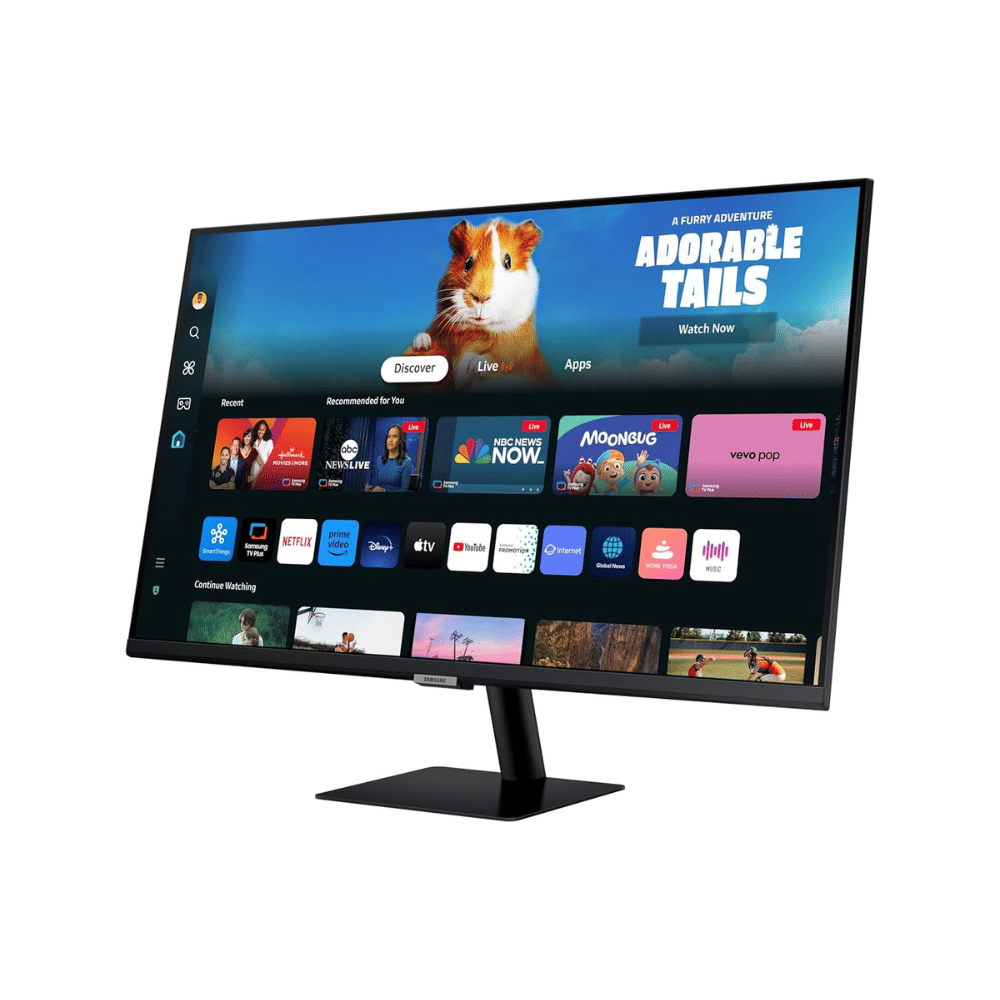 Samsung M5 LS27DM500EWXXL 27 Inch 60 Hz Super Slim Full HD VA Panel LED Backlit LCD Smart Monitor - Unboxed_Black_Preview_64829