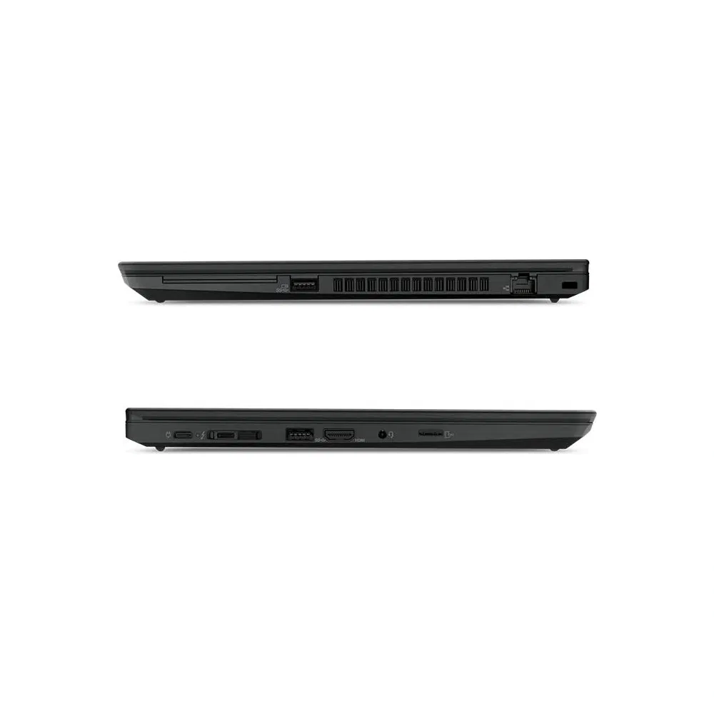 Lenovo Thinkpad T Series thinkpad T490 (Intel Core i5 8th Gen 14 Inch)- Refurbished_Black_Left Side_124147
