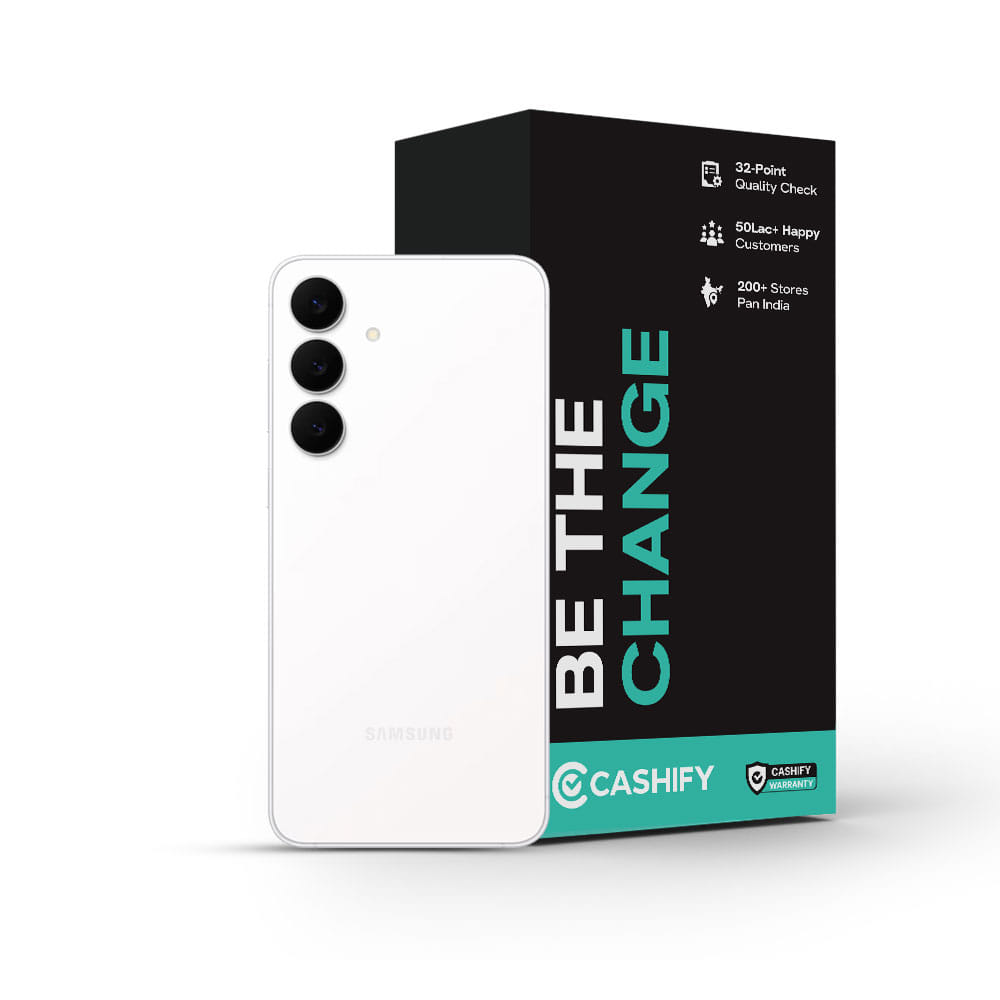Samsung Galaxy S25 FE - Refurbished_White_Phone With Box_117300