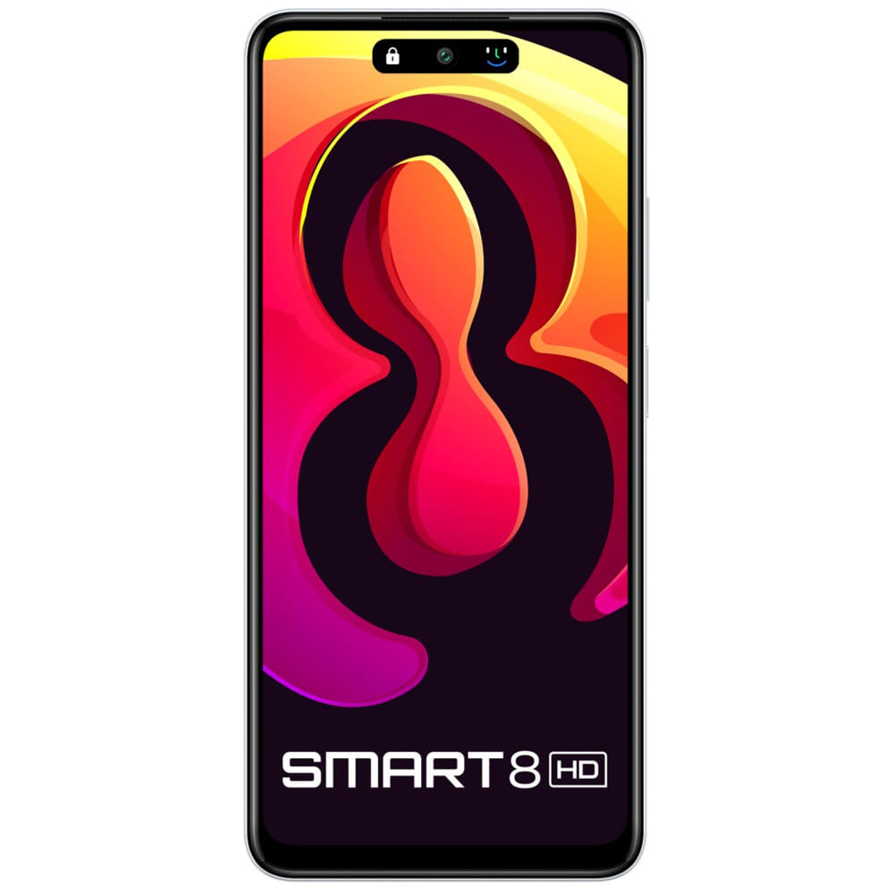 Infinix Smart 8 HD - Refurbished_Galaxy White_Front_51979