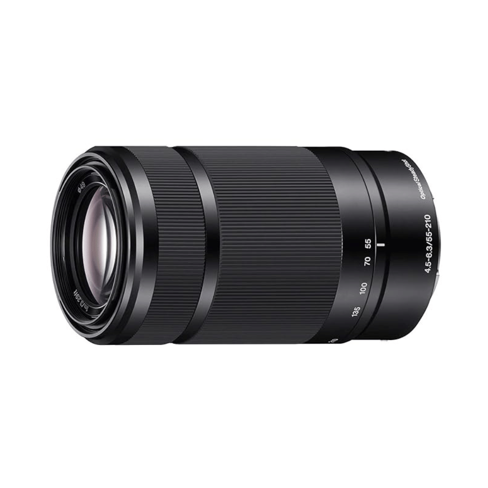 Sony E 55-210mm F 4.5-6.3 OSS Telephoto Zoom Lens - Refurbished Good - Black - Refurbished