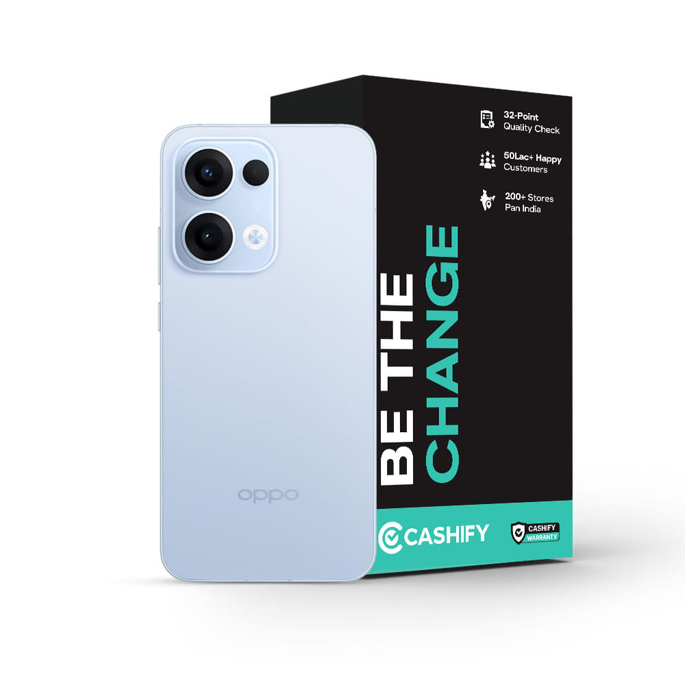 OPPO Reno13 5G - Refurbished_Sky Blue_Phone With Box_62859