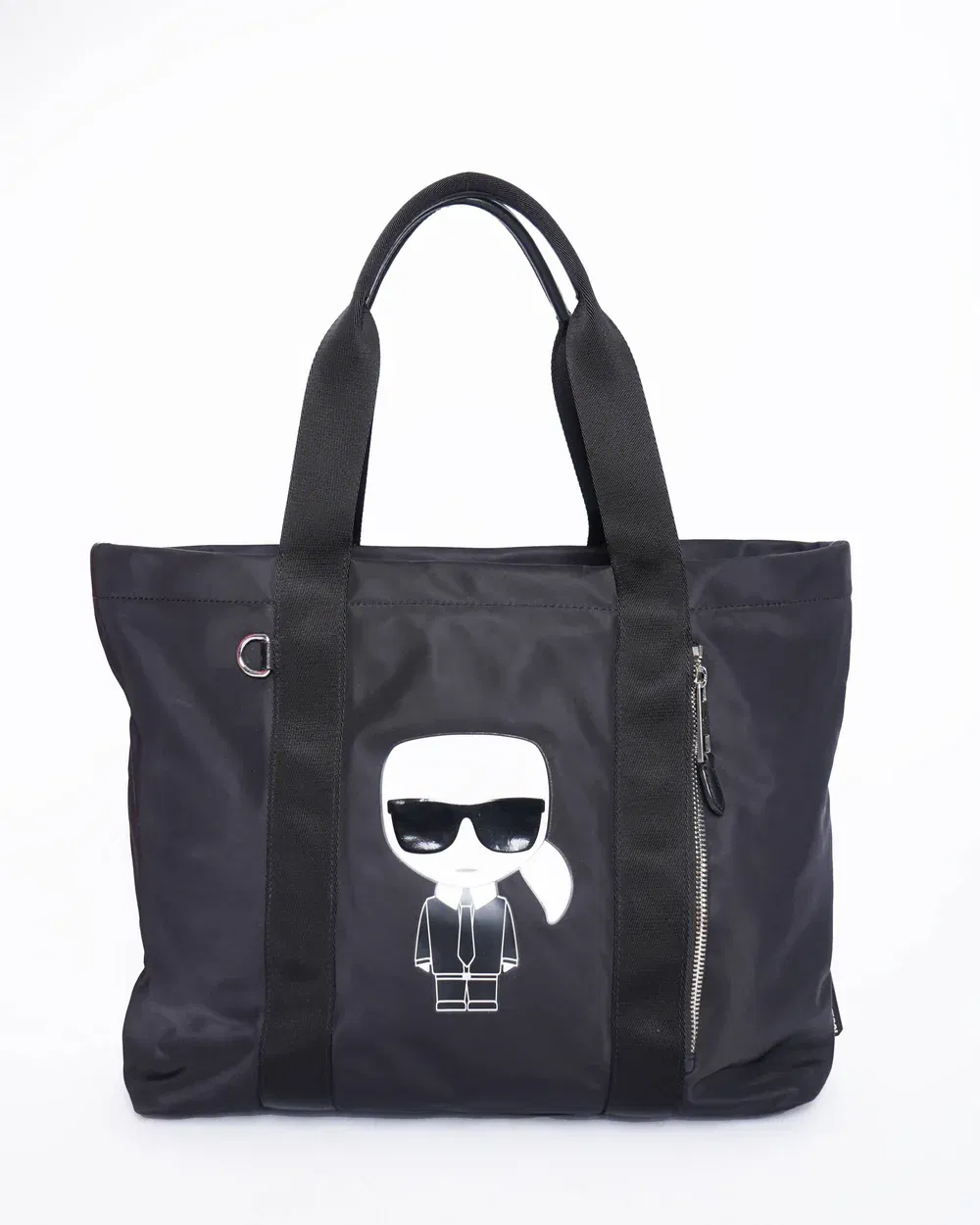 Karl Lagerfeld Tote Luxury Bag - Pre-Loved - Black - Refurbished_Black_Front_64462