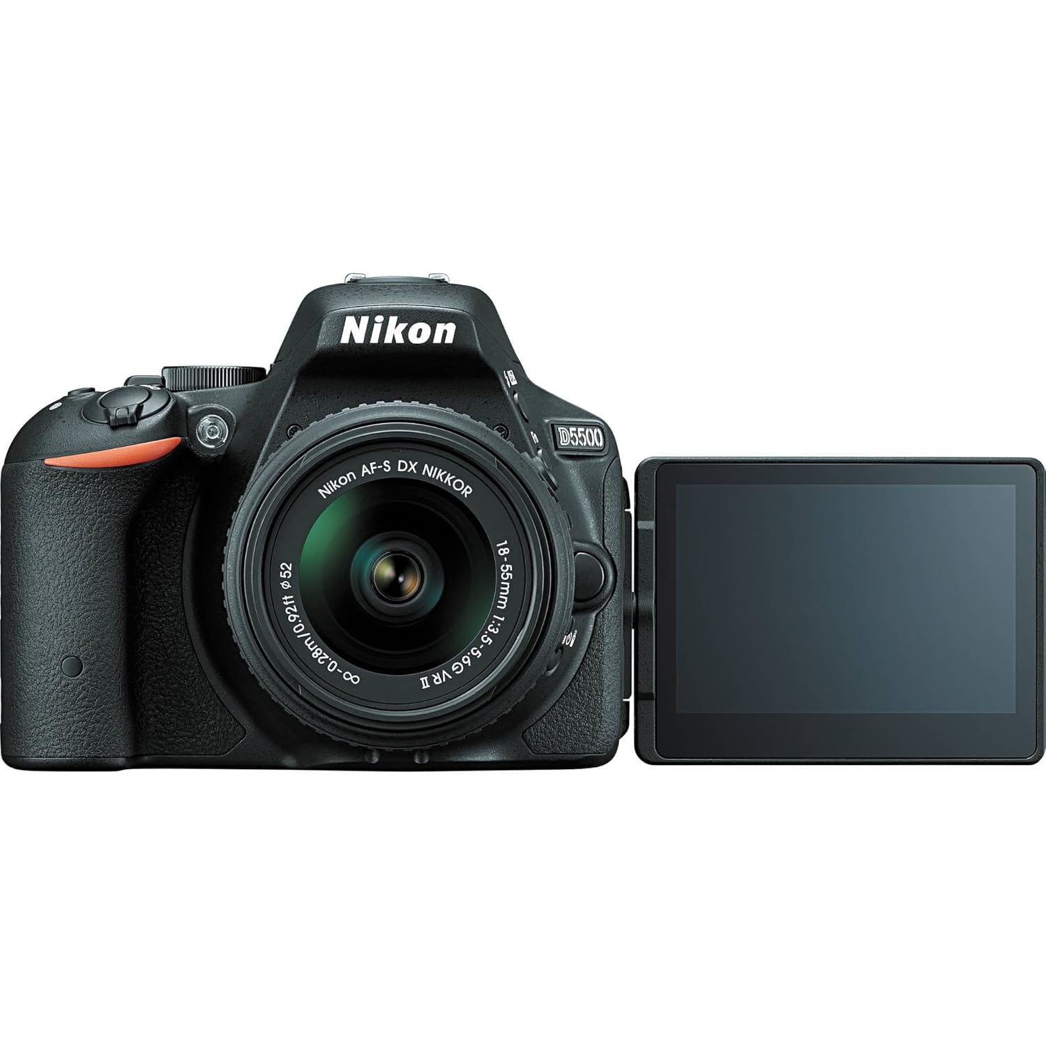 Nikon D5500 24.2MP DSLR - Refurbished_Black_Back_90097