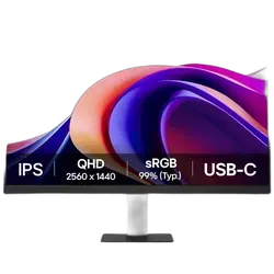 LG 24U631A 24 Inch IPS 100 Hz QHD Monitor - Unboxed_Black_Front_89553
