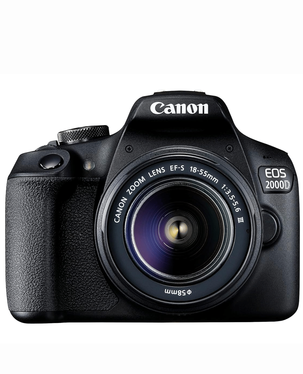 Canon EOS 2000D 24.1MP DSLR Camera - Refurbished_Black_Back_115686