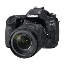 Canon 80d 24.2 MP DSLR - Refurbished_Black_Front_64480