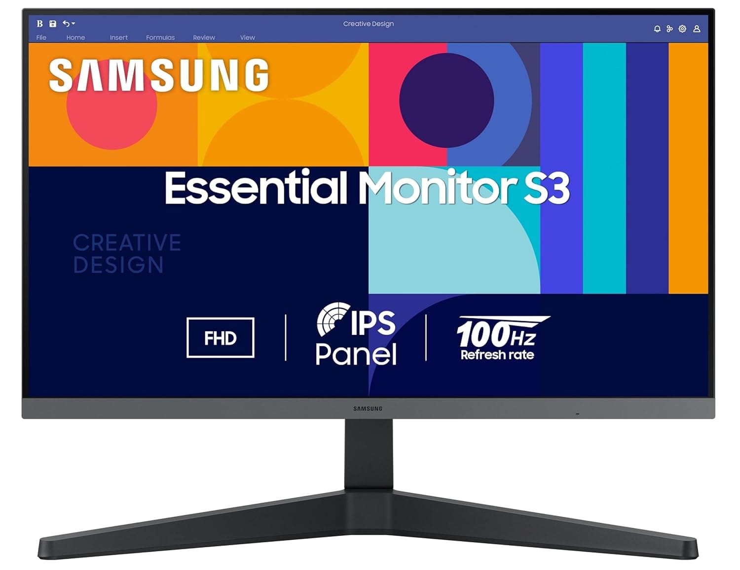 Samsung LS27C330GAWXXL S3 27 Inch IPS 100 Hz FHD Monitor  - Unboxed