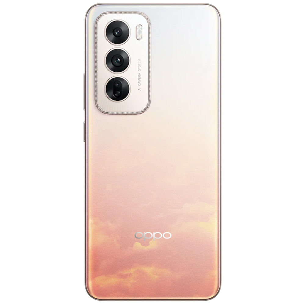 OPPO Reno12 5G - Refurbished_Sunset Peach_Back_46676