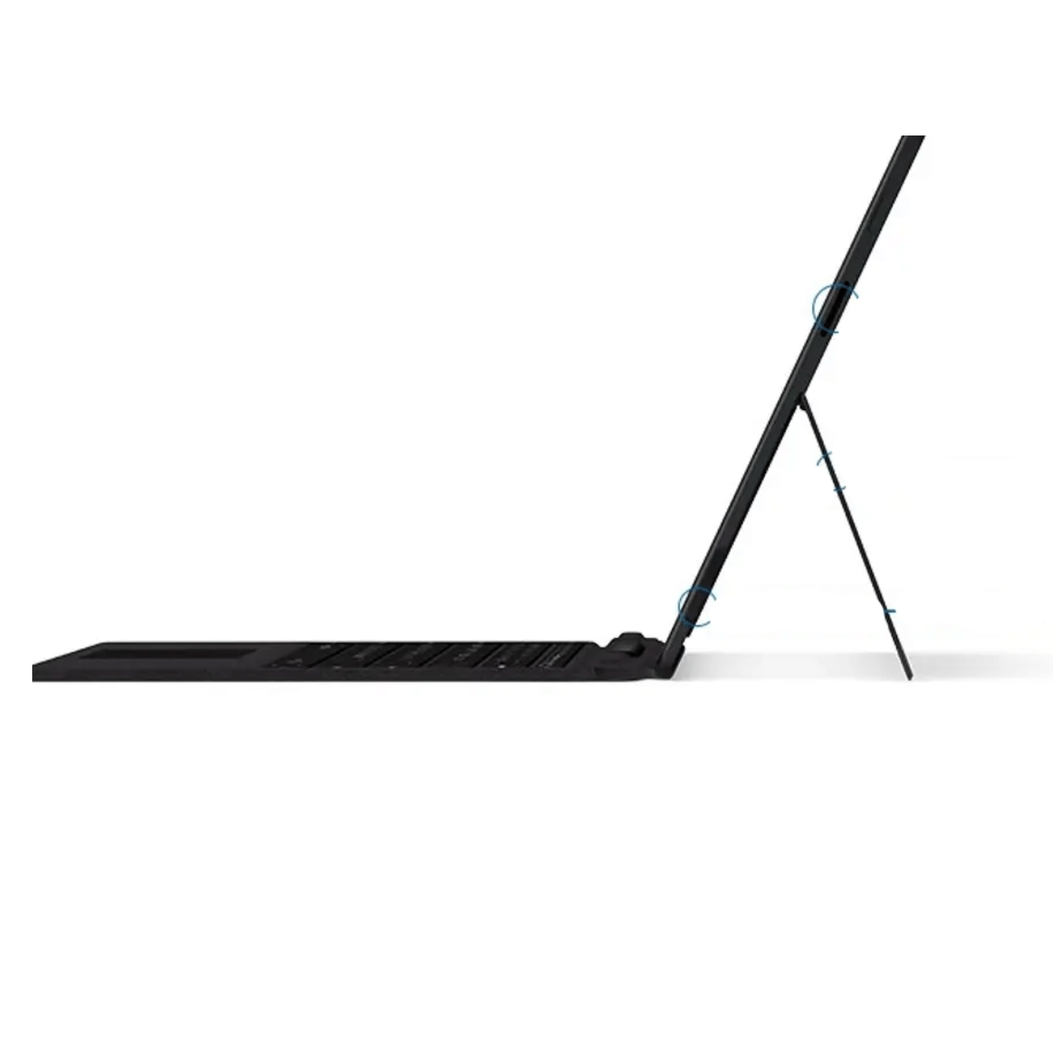 Microsoft Surface Pro X Series 1876 Touch Screen (Microsoft SQ1 13 Inch)- Refurbished_Black_Right Side_89374