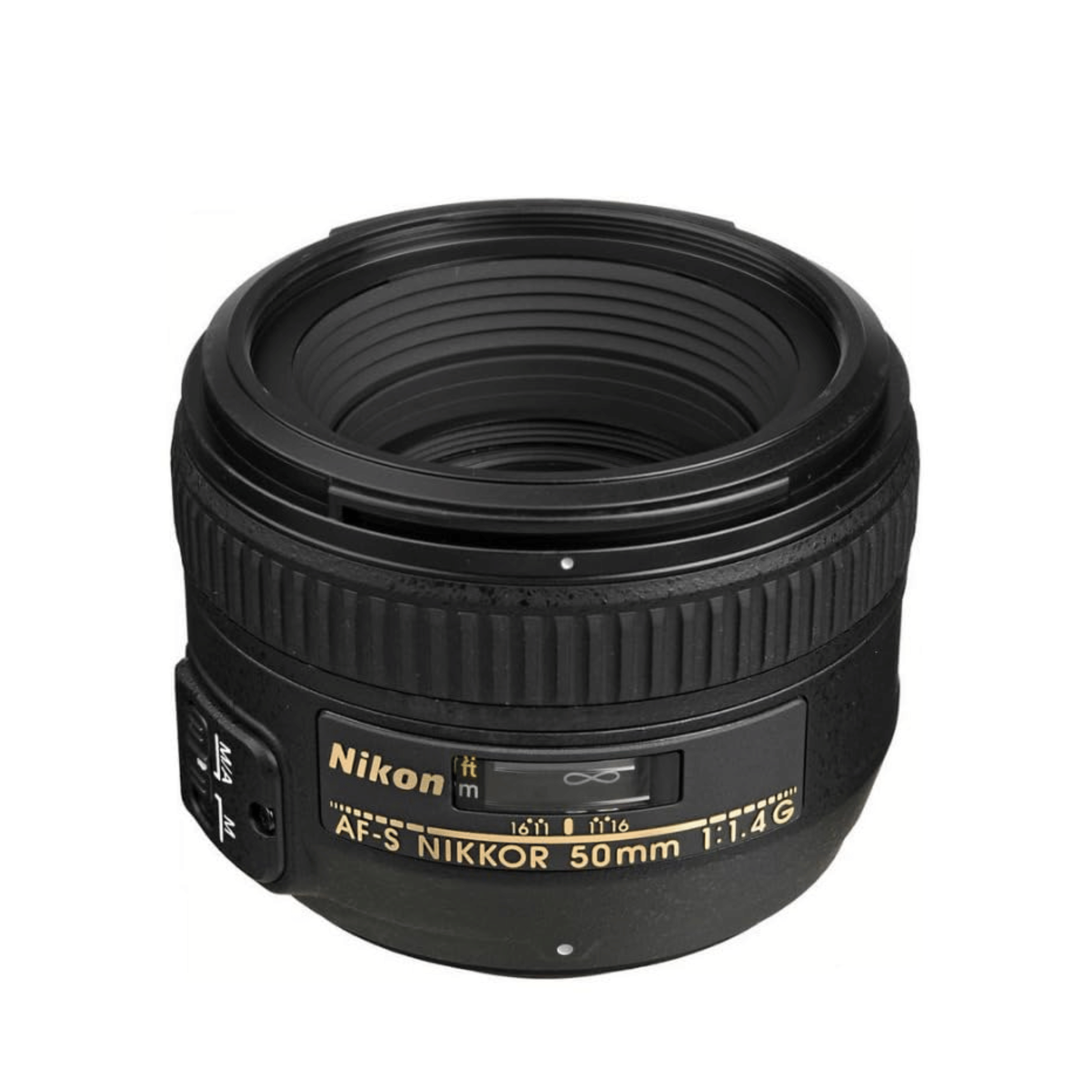Nikon AF-S 50mm f/1.4G Prime Standard Zoom Lens - Refurbished Good - Black - Refurbished_Black_Back_115139