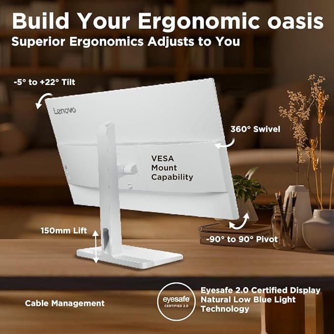 Lenovo L Series L27H - Unboxed_Grey_Back_88462