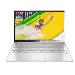 HP/Compaq Pavilion Series 15-eg0103TX (Intel Core i5 11th Gen 15.6 Inch)- Refurbished_Silver_Front_62170