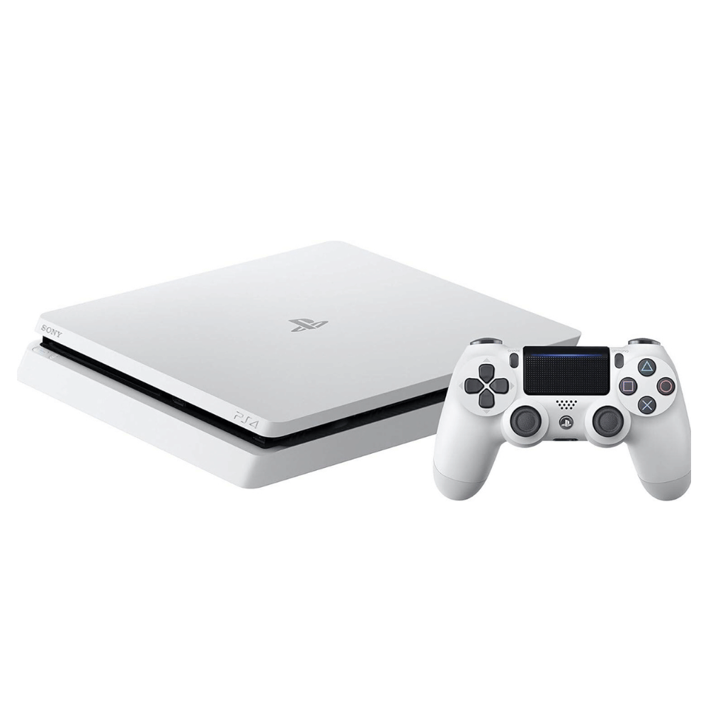 Sony Playstation 4 Slim Gaming Console (PS4)- Refurbished_White_Front_88500