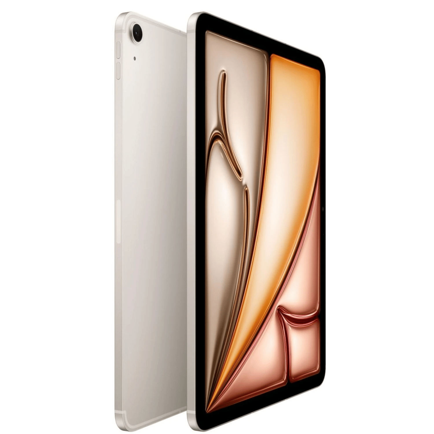 Apple iPad Air M2 2024 (13 inch, WiFi Only)- Refurbished_Starlight_Right Side_90037