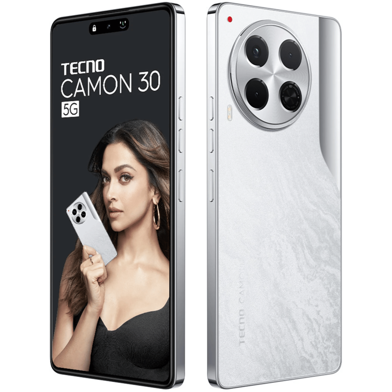 Tecno Camon 30 5G - Refurbished_Uyuni Salt Whit_Right Side_112737