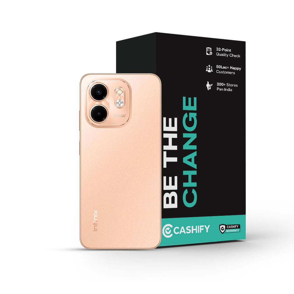 Infinix Smart 9 HD - Refurbished_Coral Gold_Phone With Box_121919