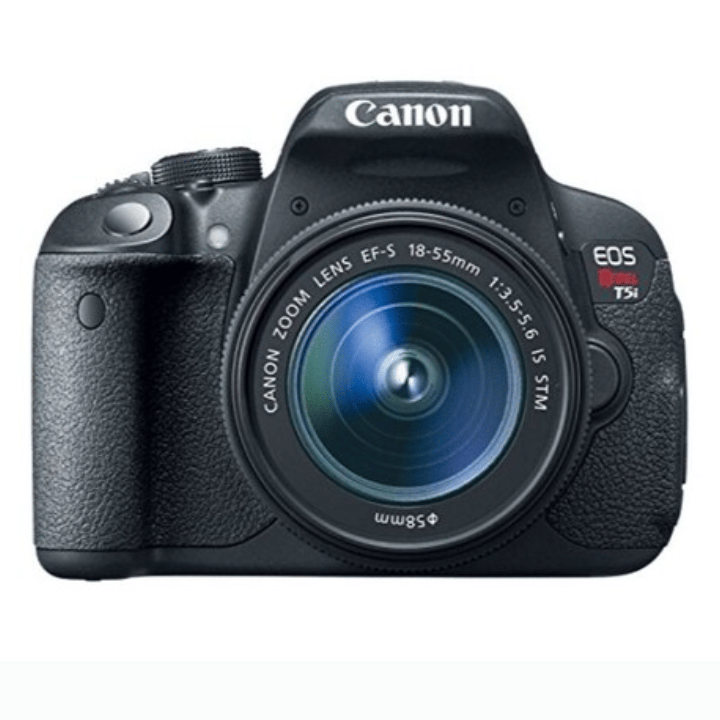 Canon EOS Rebel T5i 18MP DSLR Camera - Refurbished_Black_Front_117231