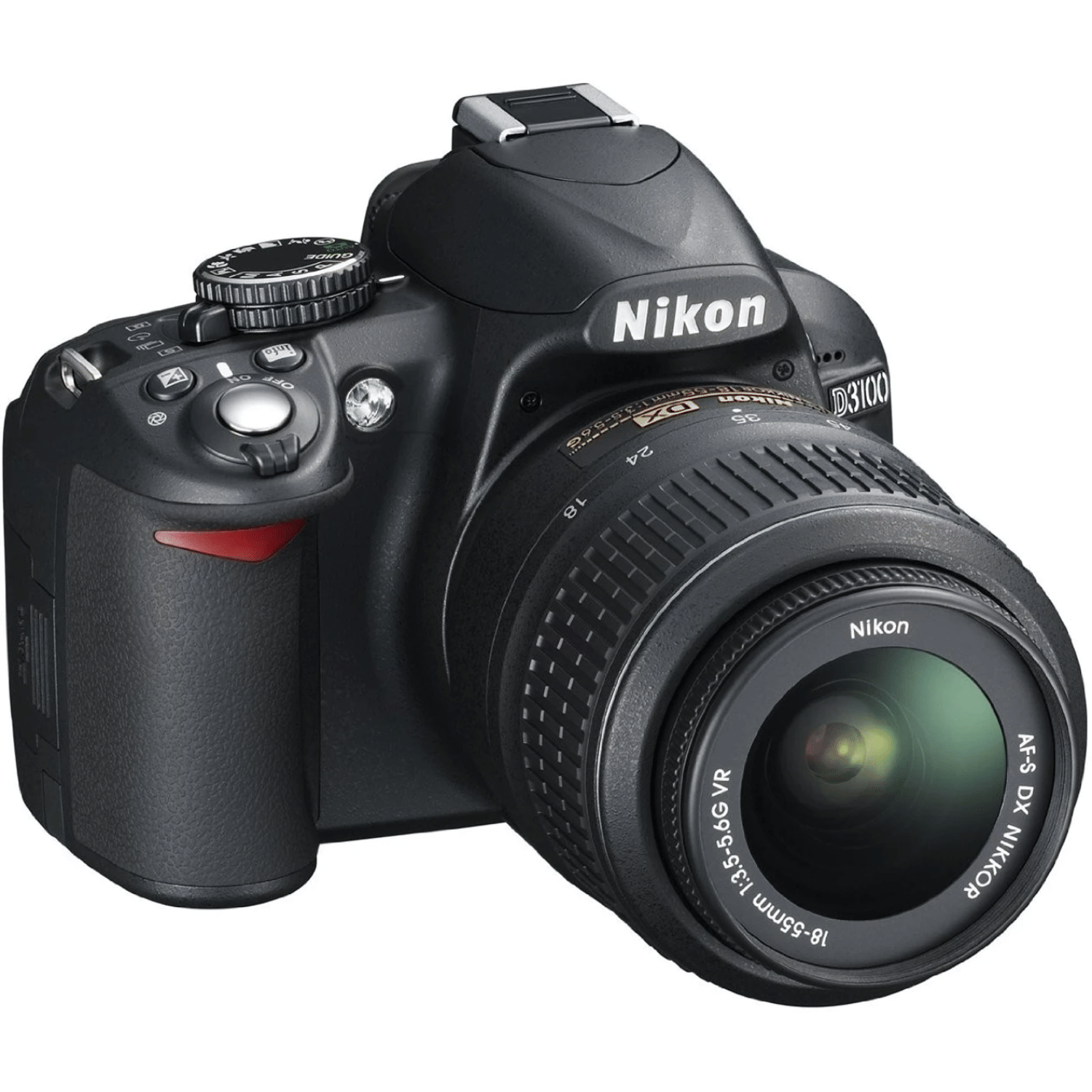 Nikon D3100 14.2MP DSLR - Refurbished_Black_Bottom_114230