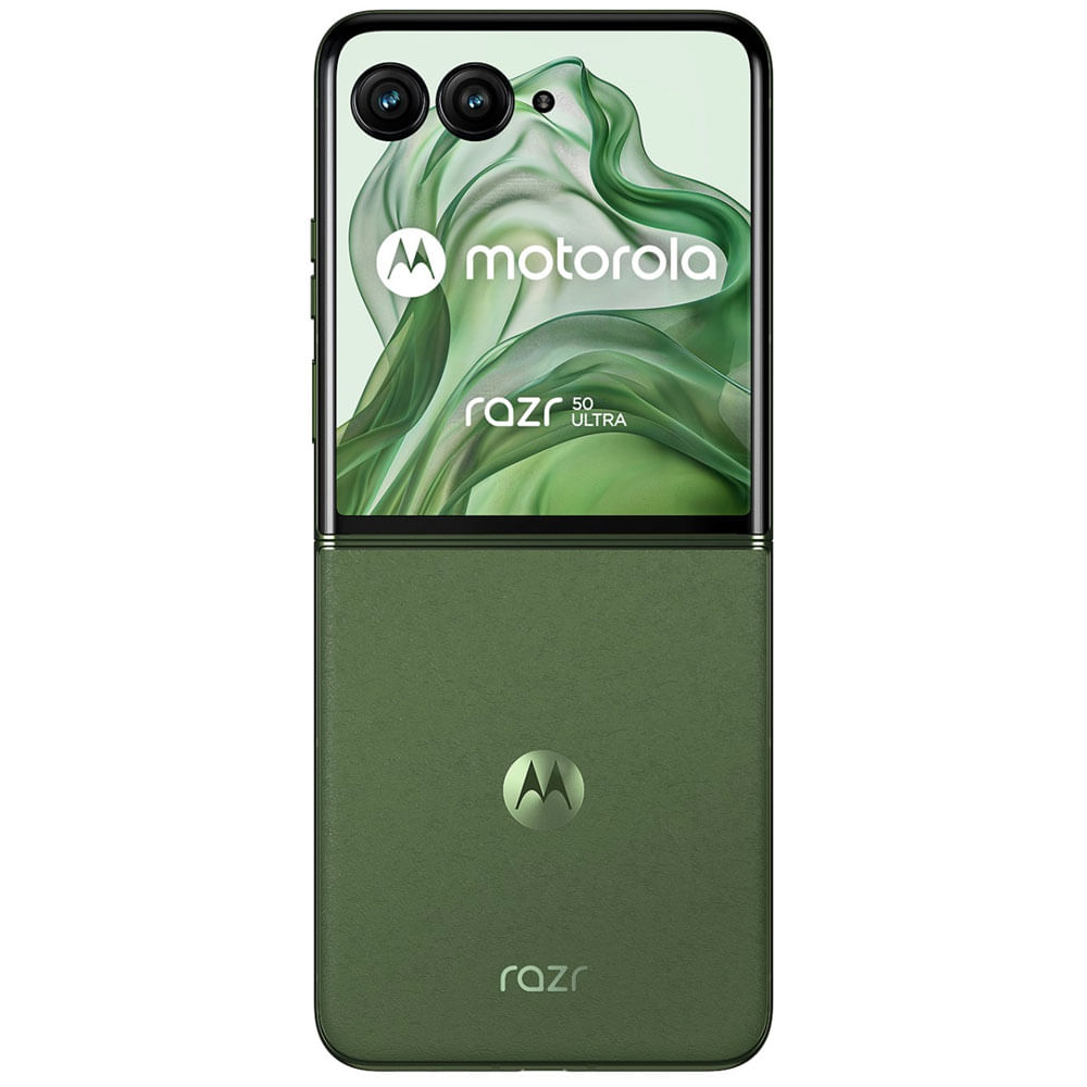 Motorola Moto Razr 50 Ultra - Refurbished_Spring Green_Back_50794