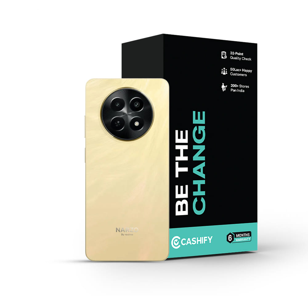 Realme Narzo N65 5G - Refurbished_Amber Gold_Phone With Box_46350