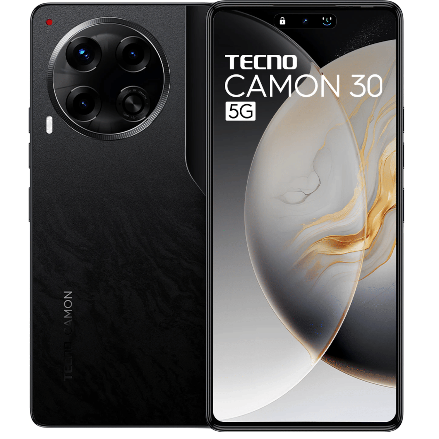 Tecno Camon 30 5G - Refurbished_Basaltic Dark_Top_112744