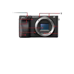 Sony Alpha A6400 24.2MP Mirrorless Camera - Refurbished_Black_Left Side_115174