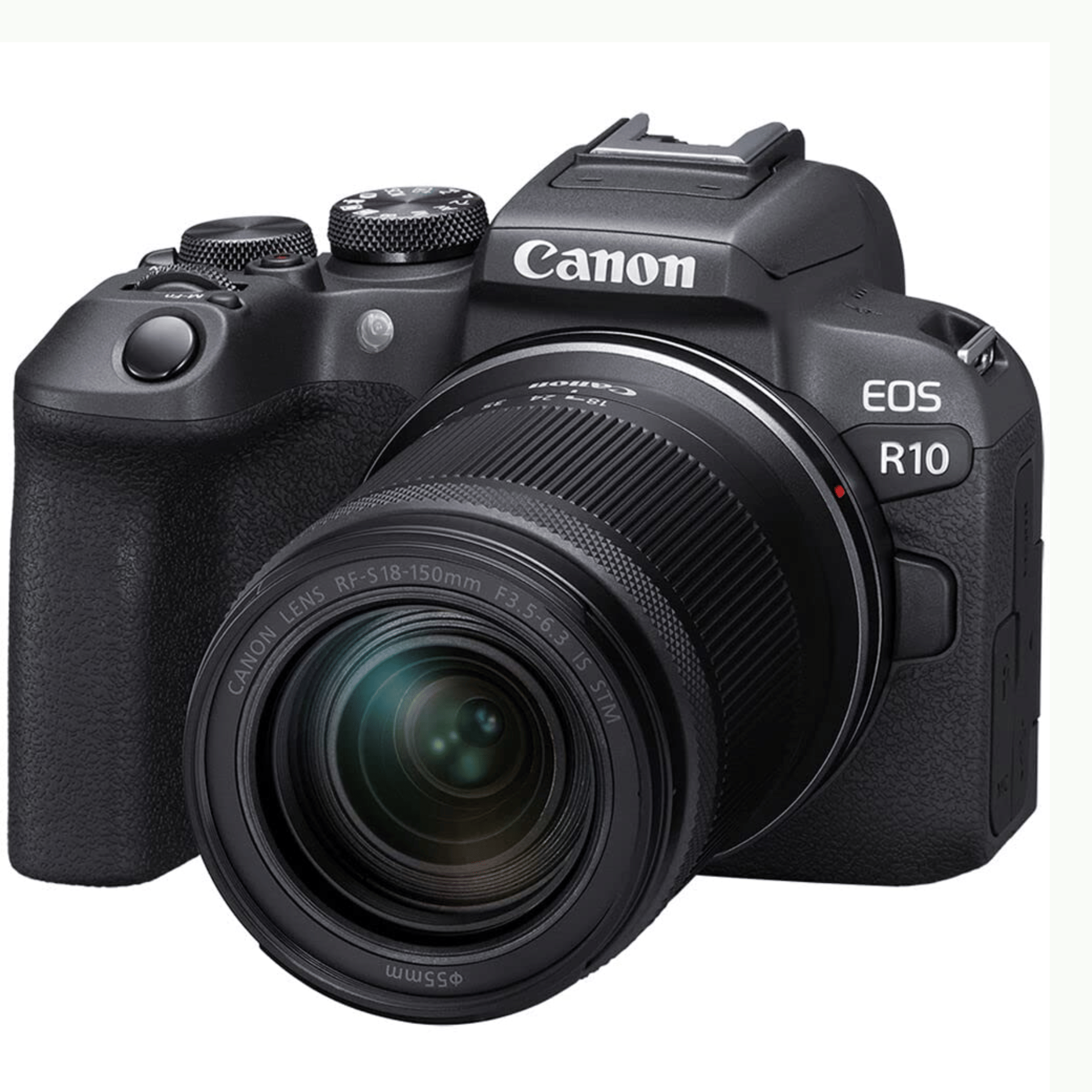 Canon EOS R10 24.2MP Mirrorless Camera - Refurbished_Black_Front_115189