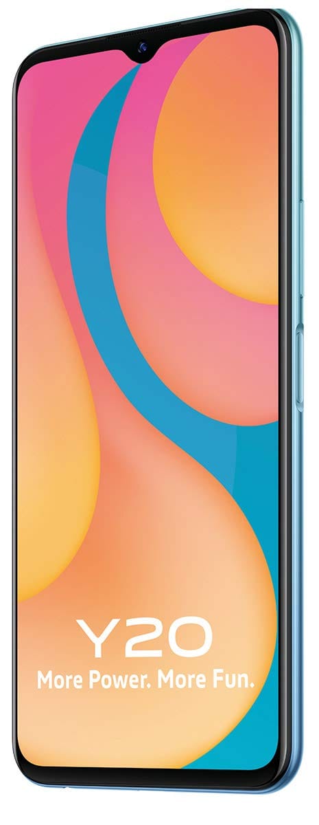 Vivo Y20 - Refurbished_Purist Blue_Right Side_87601
